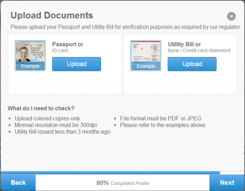 upload documents