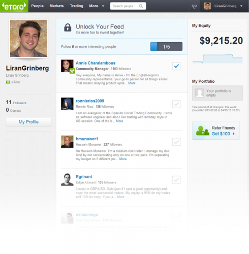 Interesting users to follow