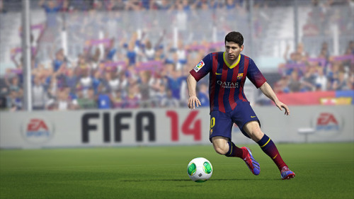 Messi in FIFA game
