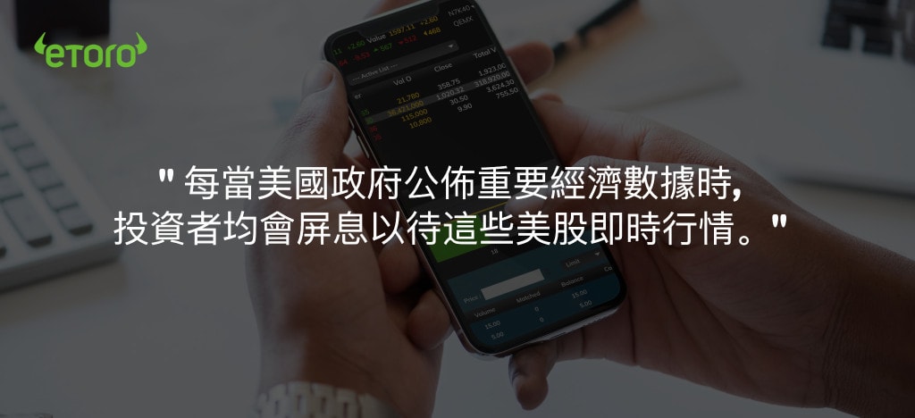 手提電話及美股即時名言