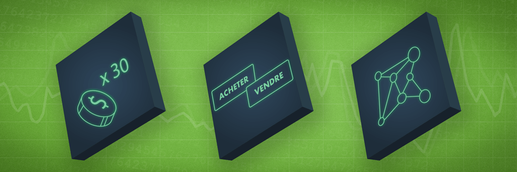 Une représentation visuelle de l’achat de contrats sur la différence (CFD) avec eToro