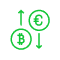Sell your crypto for EUR, then reinvest your funds or explore new opportunities.