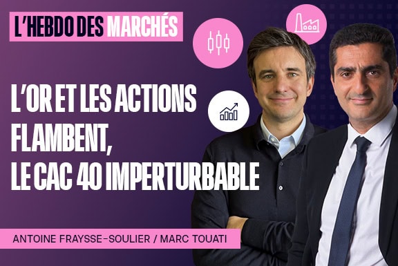 L’Or et les actions flambent, le CAC 40 imperturbable